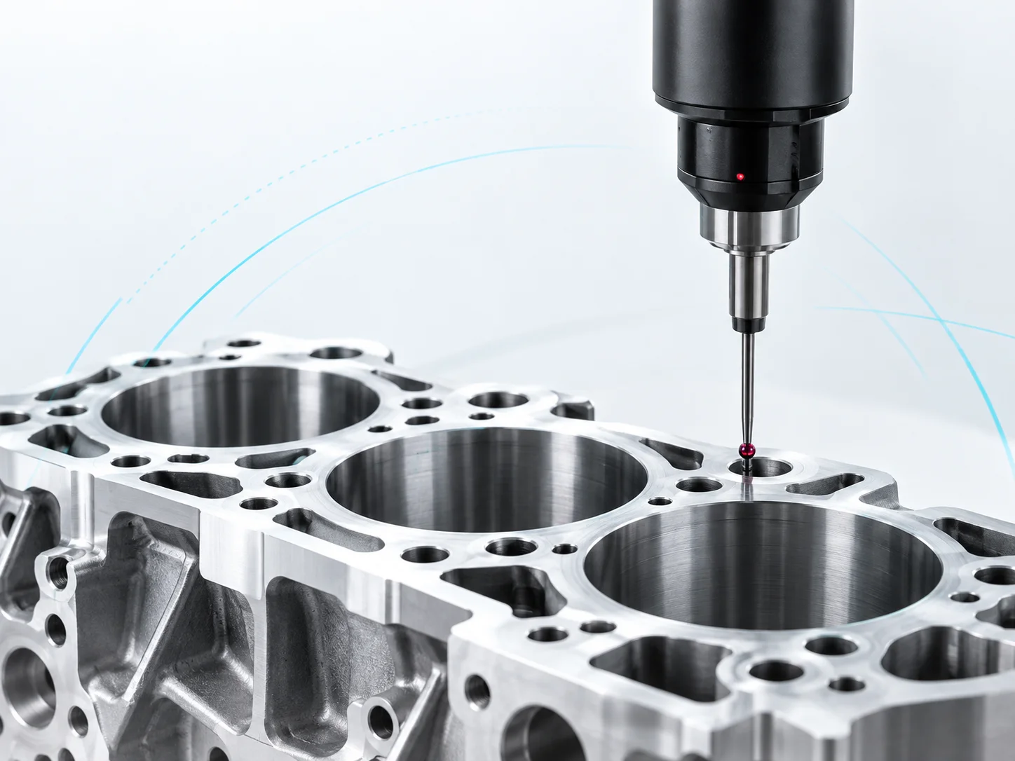 Dimensional quality inspection of a machined component